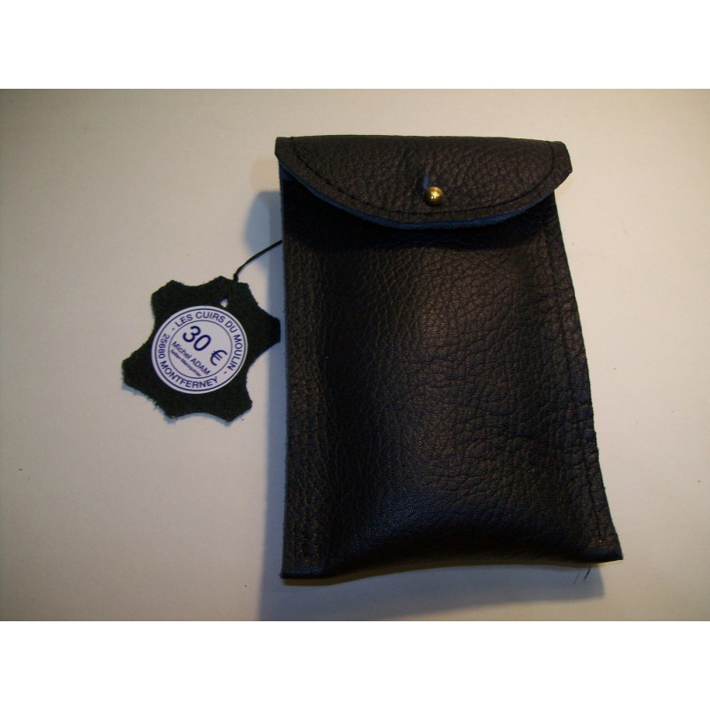 Étui de poche en cuir pour téléphone portable pour ruban à mesurer